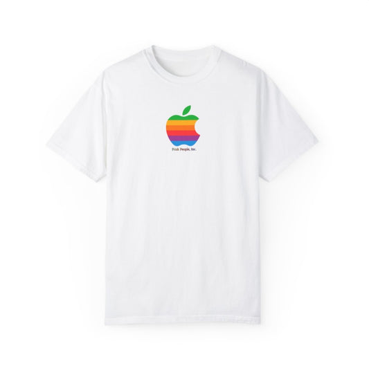 APPLE WHITE TEE