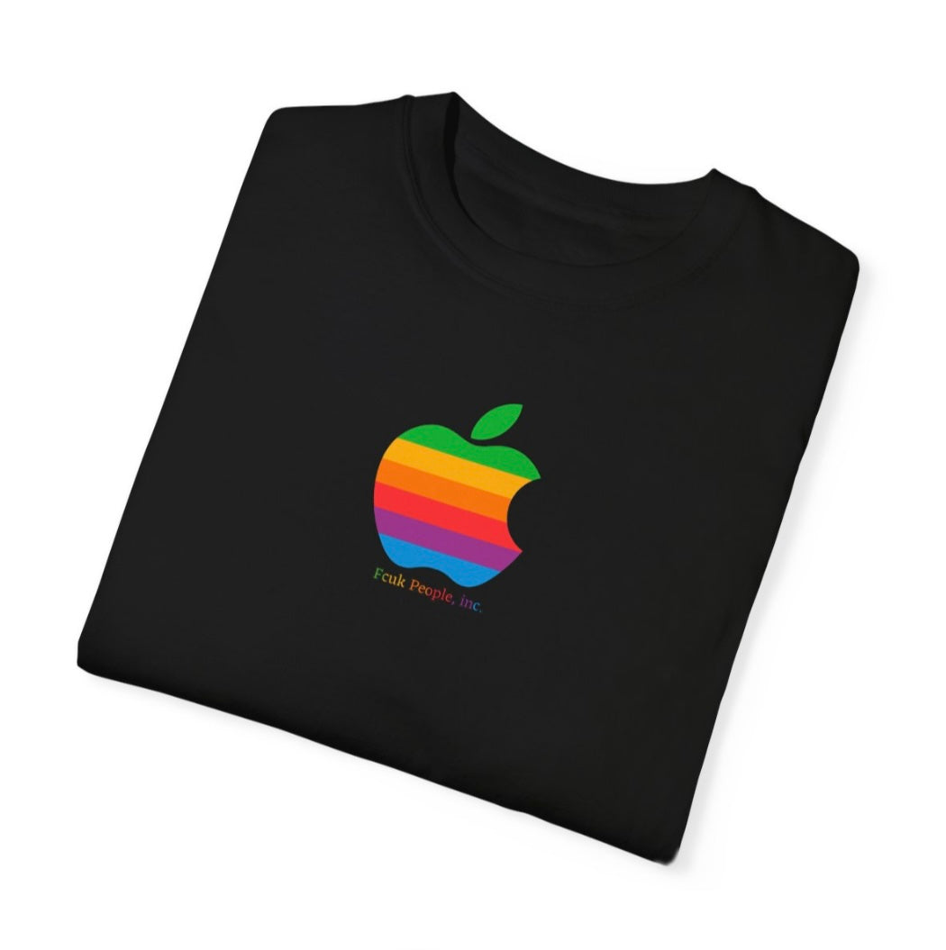 APPLE BLACK TEE